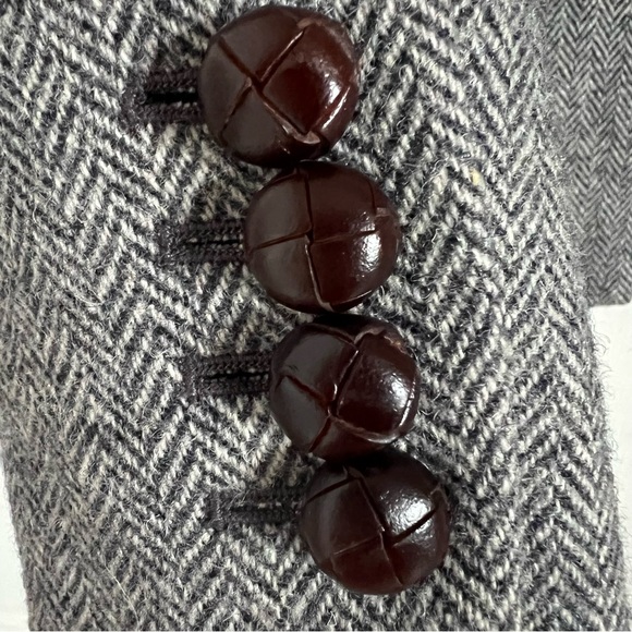 JCrew Grey wool herringbone Jacket - Picture 5 of 5